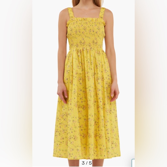 NEW! NWT English Factory Floral Smocked Sundress Sz S - Picture 3 of 13